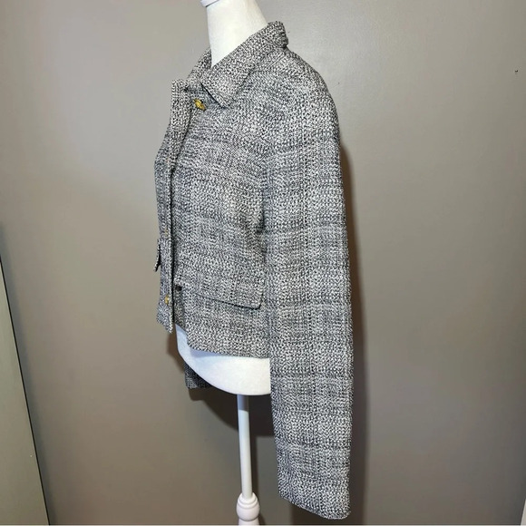 NWT! ARITZIA Babaton Frances Black White Tweed Jacket Blazer Buttons Size M - Picture 4 of 13